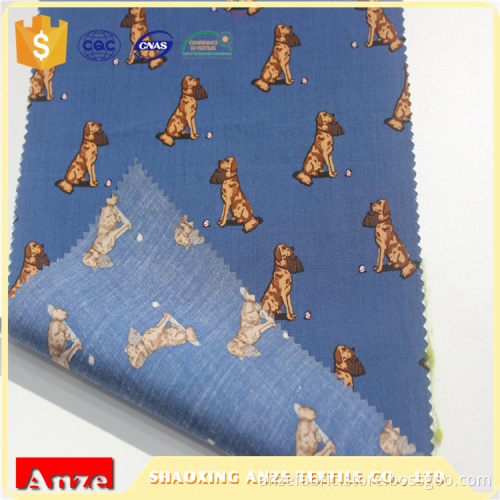 Best italian cotton shirt printed woven poplin fabric